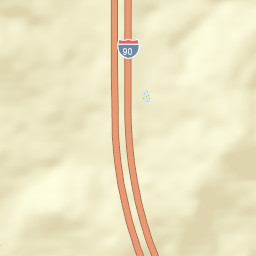 I-90 Parkman WY 82838 America Street Map