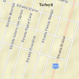 Comuna Tufeşti Street Map