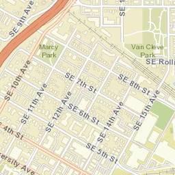 401-425 13th Avenue Southeast, Minneapolis Street Map