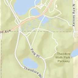 3489-3799 Glenwood Ave, Golden Valley, MN Street Map