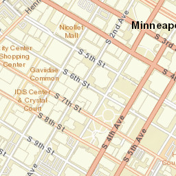 301-399 South 4th Street Minneapolis MN Street Map