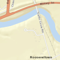 Rooseveltown New York Street Map