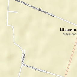 Šašinci Street Map