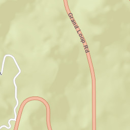 1 Grand Loop Road, Yellowstone National Park Street Map