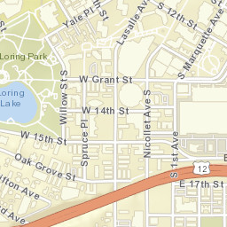 83 South 11th Street Minneapolis MN Street Map