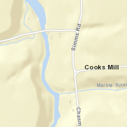 Cooks Mill New York Street Map