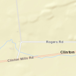 Clinton Mills New York Street Map