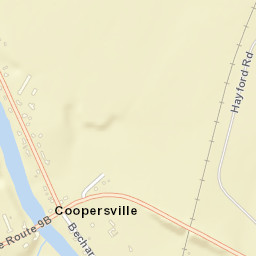 Coopersville New York Street Map