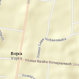 Vojka Street Map