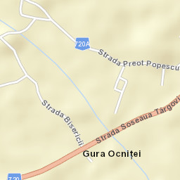 Comuna Gura Ocniţei Street Map