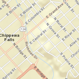 411 N Bridge St, Chippewa Falls, WI 54729 Street Map