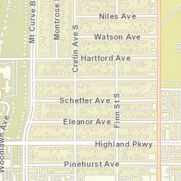 544-554 Cleveland Ave S St Paul MN Street Map