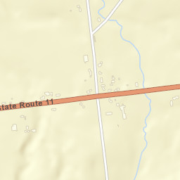 Thayer Corners New York Street Map