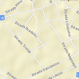 Strejnicu Street Map