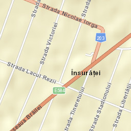 Însurăţei Street Map