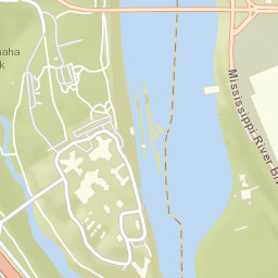 Ford Pkwy, Mississippi National River and Recreation Area, St Street Map