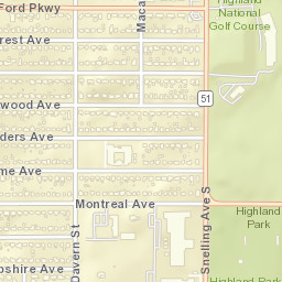 1704 Ford Pkwy, St Paul, MN 55116 Street Map