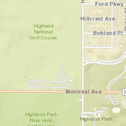 1348-1576 Montreal Ave, St Paul, MN Street Map