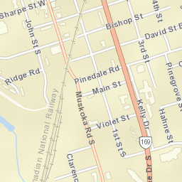 Gravenhurst Street Map