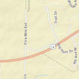 US-14 Ranchester WY 82839 America Street Map