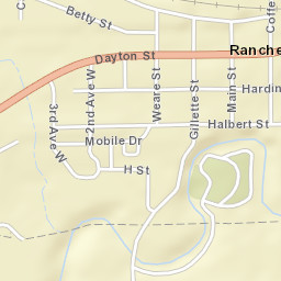 198 Main St Ranchester WY 82839 Street Map