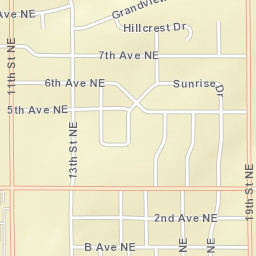 1013-1099 3rd Avenue Northeast, Watertown Street Map