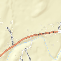 Ellenburg Depot New York Street Map