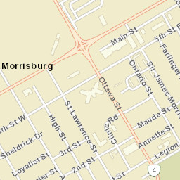 Morrisburg Street Map