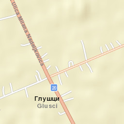 Glušci Street Map