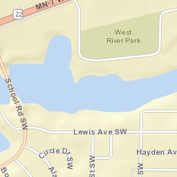352 School Road Southwest, Hutchinson, MN Street Map