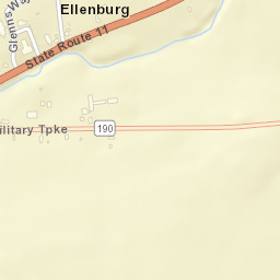 Ellenburg New York Street Map