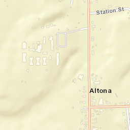 Altona New York Street Map