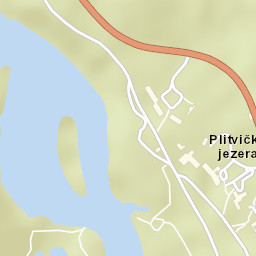 Plitvička Jezera Street Map