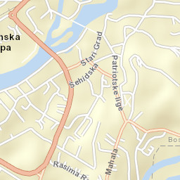 Bosanska Krupa Street Map