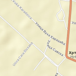 Hrtkovci Street Map