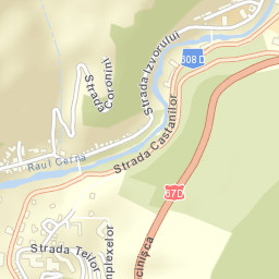 Băile Herculane Street Map