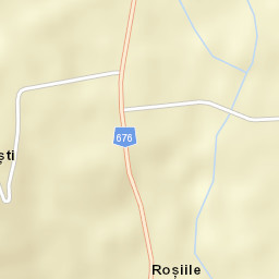 Comuna Roşiile Street Map