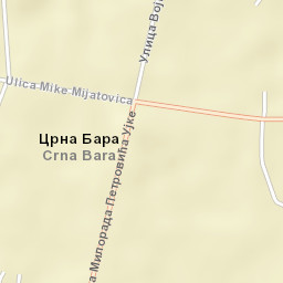Crna Bara Street Map