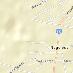 Negoiești Street Map