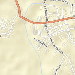 Otočac Street Map