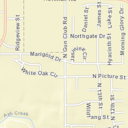 501 North 13th Street, Independence, OR Street Map