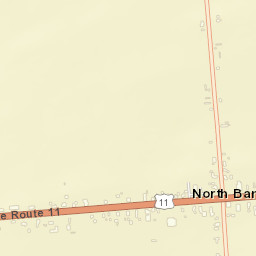North Bangor New York Street Map