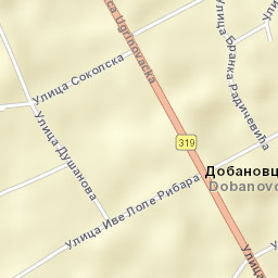 Dobanovci Street Map
