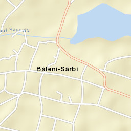 Comuna Băleni Sârbi Street Map