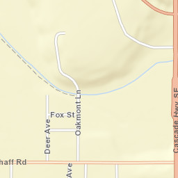 Cascade Highway Southeast, Stayton, OR Street Map