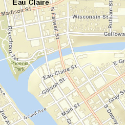 226-398 Riverfront Terrace, Eau Claire, WI Street Map