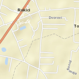 Dvorovi Street Map