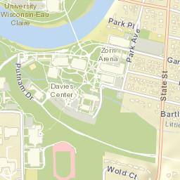 UW-Eau Claire 73 Garfield Avenue Eau Claire Street Map