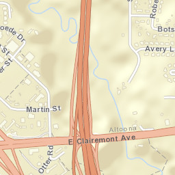 3782-3798 Hamilton Ave Altoona Street Map