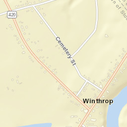 Winthrop New York Street Map